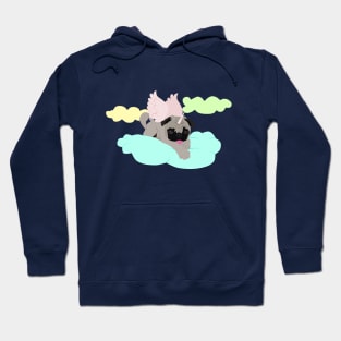 Unipug on a cloud Hoodie